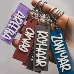 Customized Acrylic Name Keychains – Personalized Keychains for Bags, Bottles & Gifts