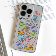 Note to Self Mobile Cover