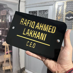 Customized Acrylic Name Plates – Personalized Door & Office Name Plates in Premium Quality