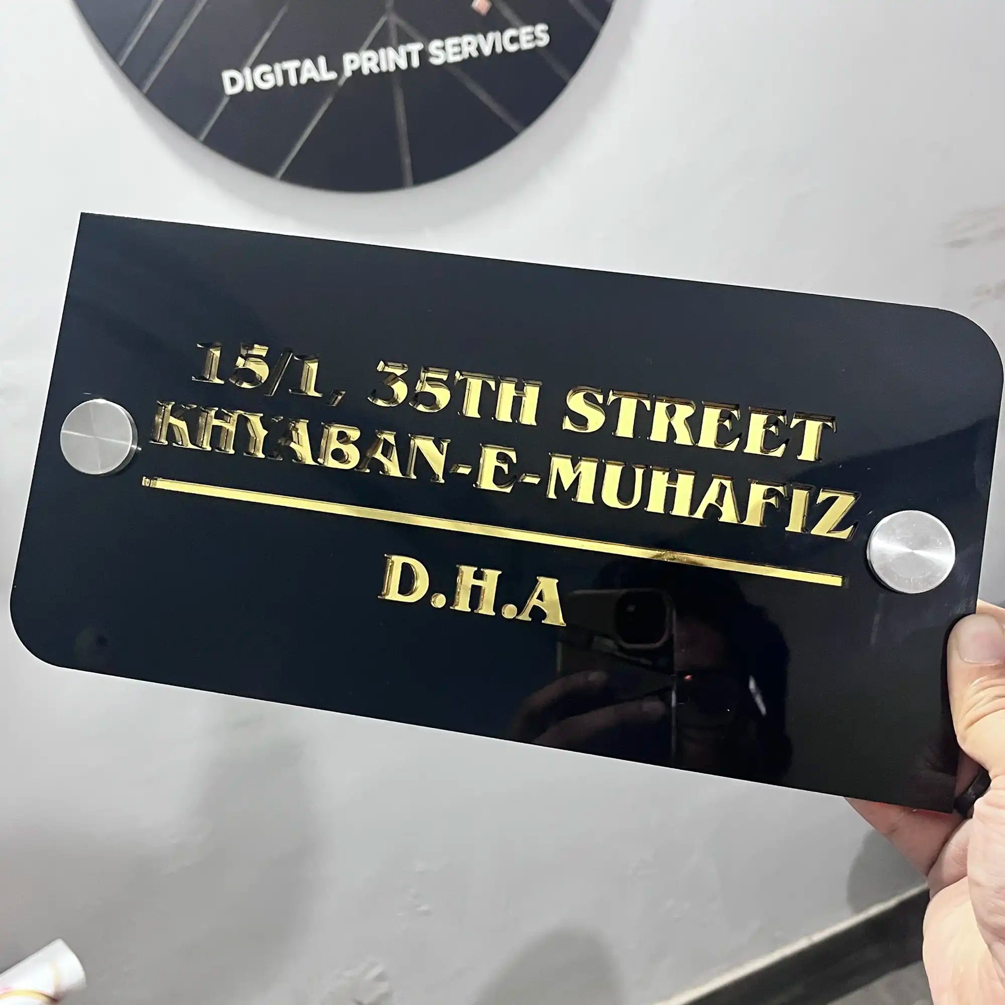 Customized Acrylic Name Plates – Personalized Door & Office Name Plates in Premium Quality