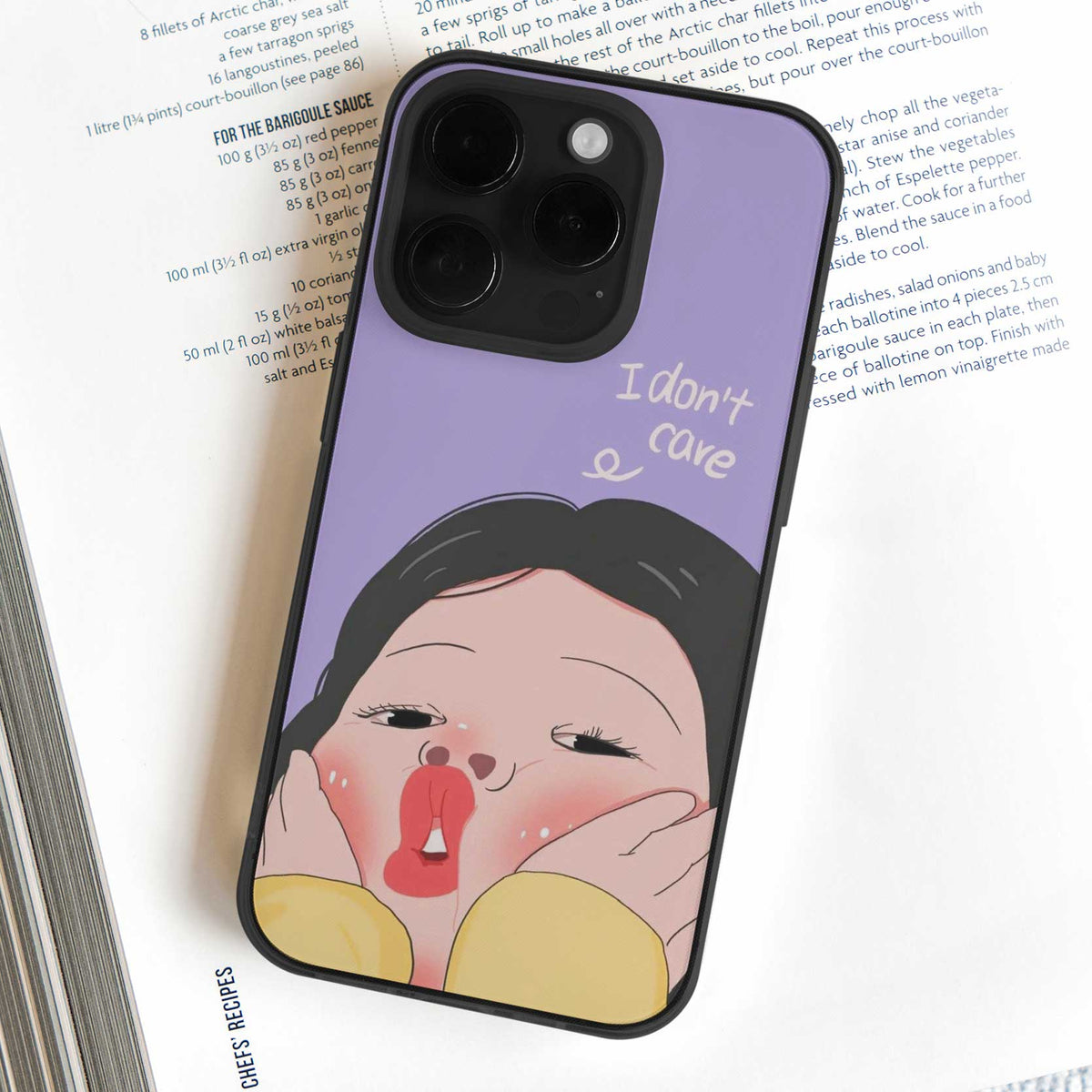 I Dont Care Mobile Cover