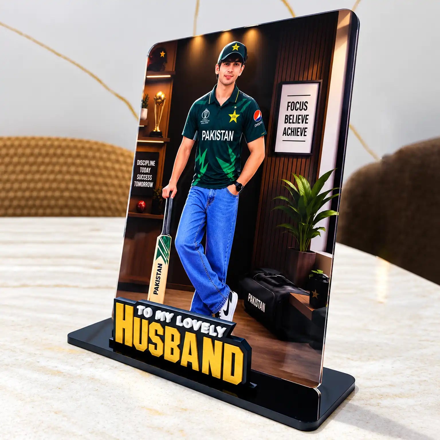 Luxury 3D Acrylic Plaque – Made Just for You